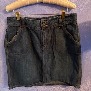 Faded Glory Dark Blue Mini Skirt